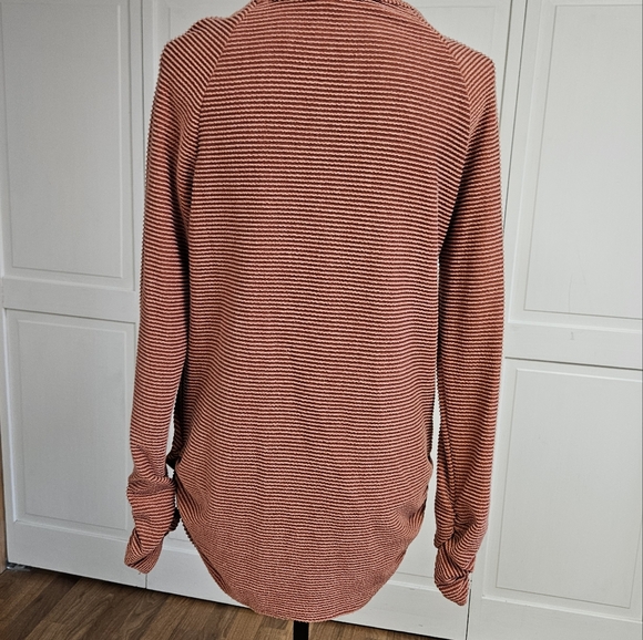 Vanilla Bay women's large rust orange long sleeve tunic - Picture 3 of 8